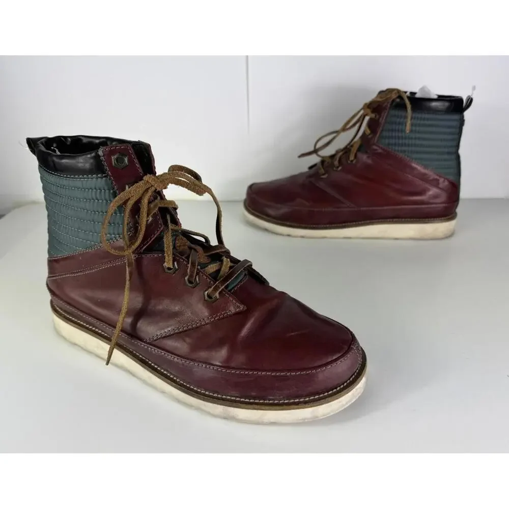 Volta Men's Brown High Top Leather Boot EU 43 US 10